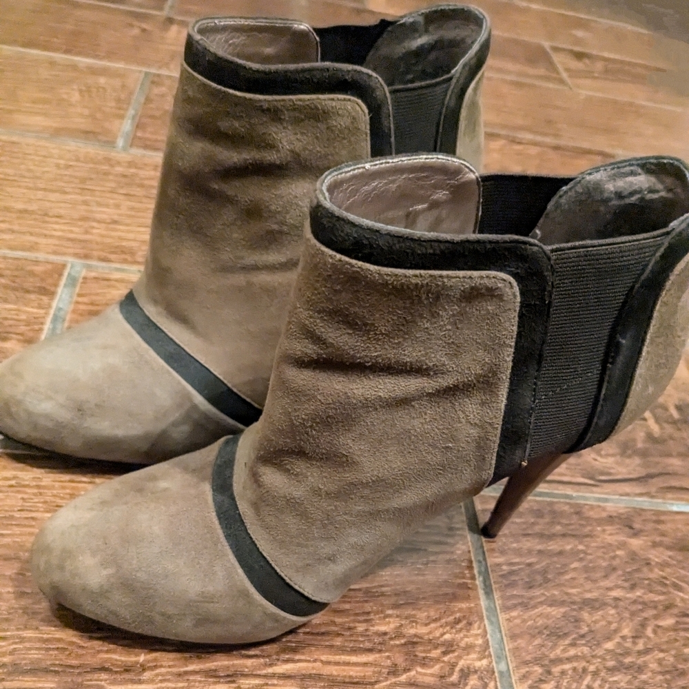 BCBG Generation Suede Stiletto Booties